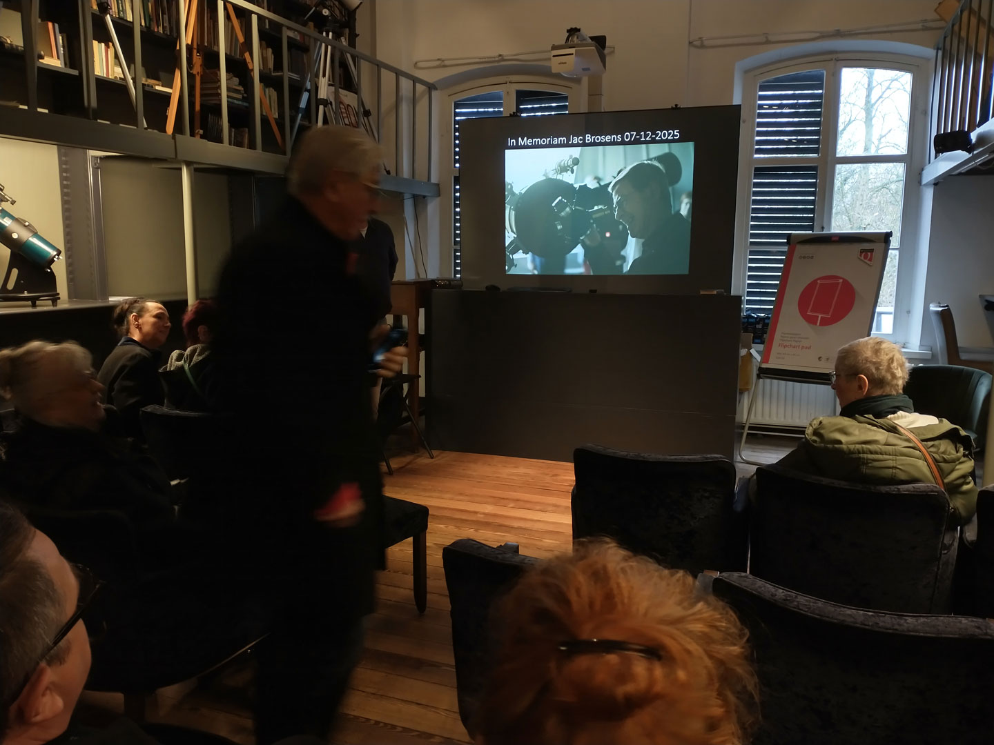 De familie werd als eerste uitgenodigd in de bibliotheek van Tivoli.
