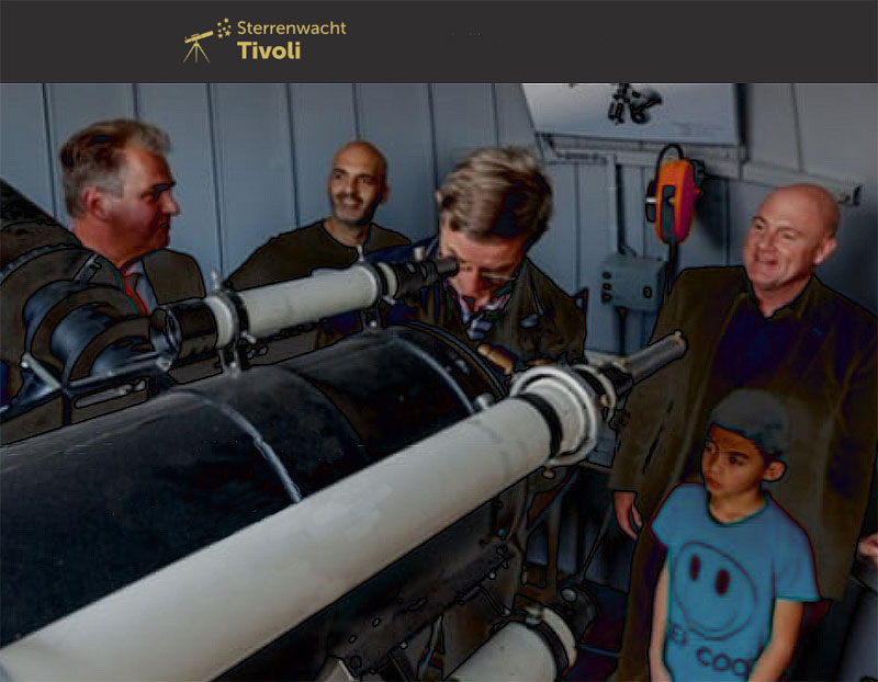 Jac op de sterrenwacht